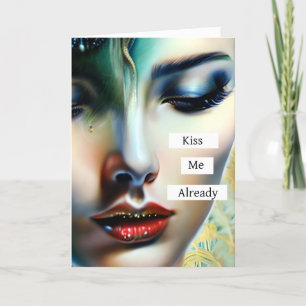 Kiss Me Already   Fantasy Ethereal Art Card