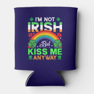 kiss me anyway irish humour design-63942 can cooler