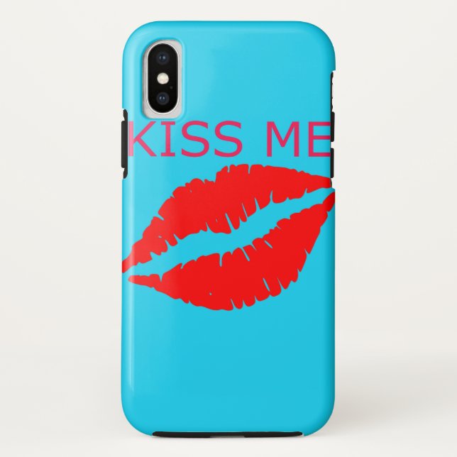 Kiss Me Case-Mate iPhone Case (Back)