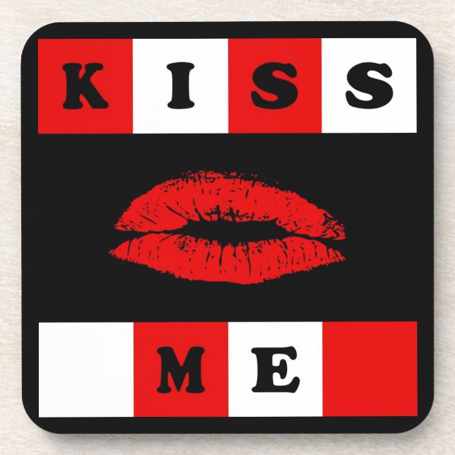 Kiss me! coaster (Front)