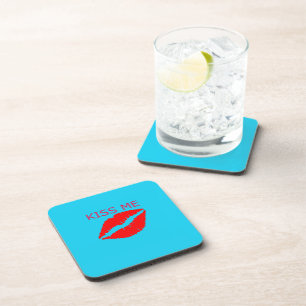 Kiss Me Coaster