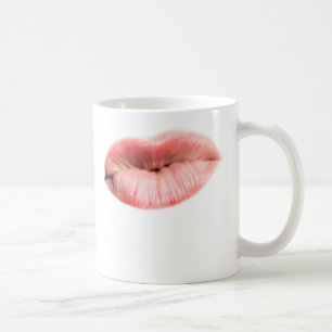 Kiss me customisable coffee mug