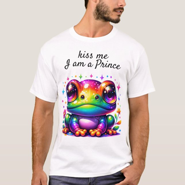 kiss me i am a prince T-Shirt (Front)