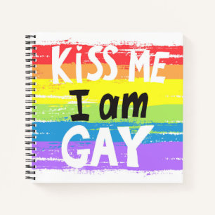 Kiss Me I Am Gay Notebook