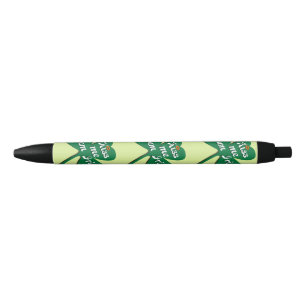 Kiss me I am Irish Black Ink Pen