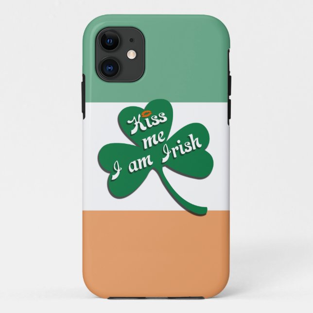 Kiss me I am Irish Case-Mate iPhone Case (Back)