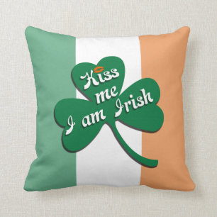 Kiss me I am Irish Cushion