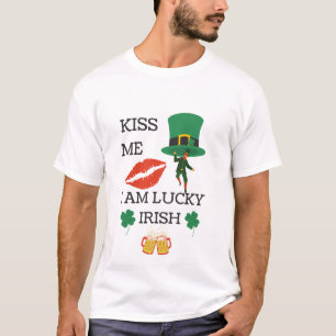 Kiss me i am lucky irish T-Shirt