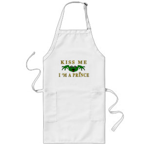 Kiss Me I' m A Prince BBQ Apron