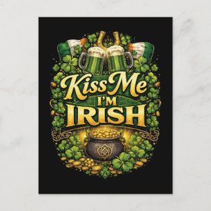 Kiss Me, I’m Irish Postcard