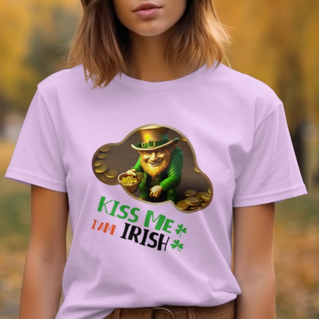 Kiss Me, I'am Irish - Emerald Isle Revelry T-Shirt (Creator Uploaded)