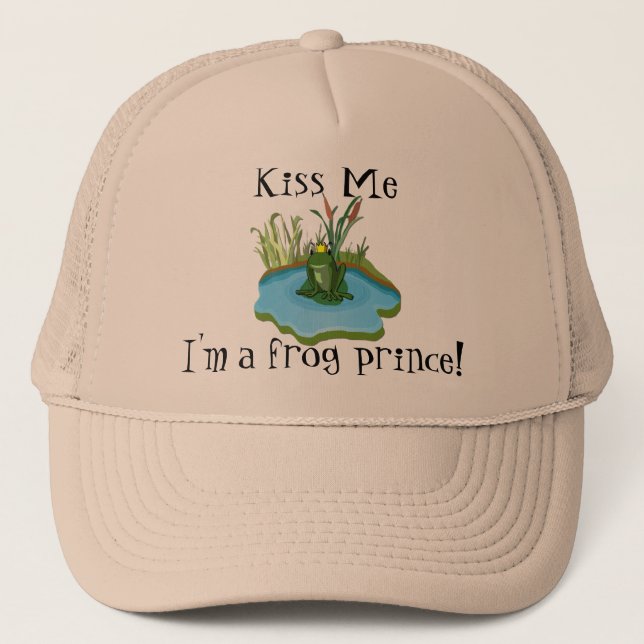Kiss Me I'm a Frog Cap (Front)