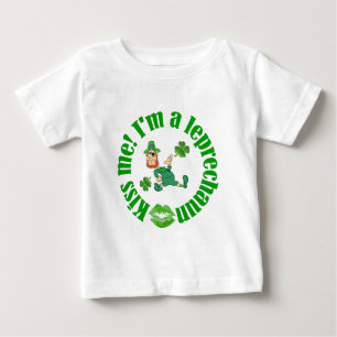 Kiss me I'm a leprechaun Baby T-Shirt