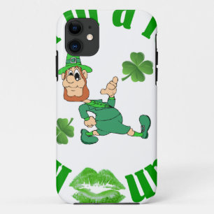 Kiss me I'm a leprechaun iPhone 11 Case