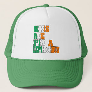 Kiss me I'm a Leprechaun Trucker Hat