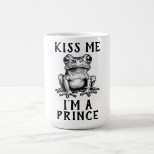 Kiss Me I'm A Prince Coffee Mug