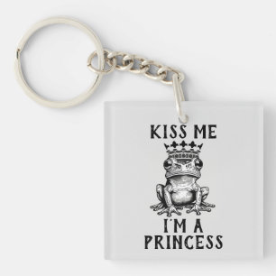 Kiss Me I'm A Princess Keychain