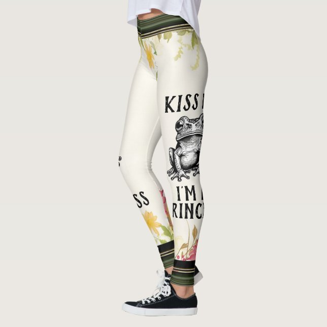 Kiss Me I'm A Princess Leggings (Left)