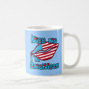 Kiss Me I'm American Products Coffee Mug