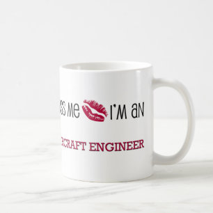 Kiss Me I'm an AIRCRAFT ENGINEER Coffee Mug
