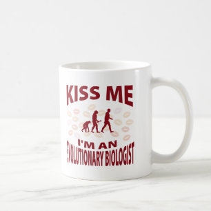 Kiss Me I'm An Evolutionary Biologist Coffee Mug