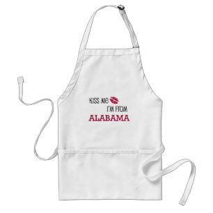 Kiss Me I'm From ALABAMA Standard Apron