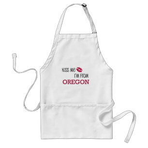 Kiss Me I'm From OREGON Standard Apron