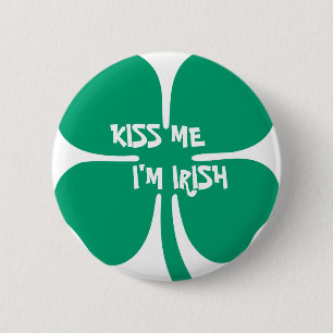 Kiss Me, I'm Irish 6 Cm Round Badge
