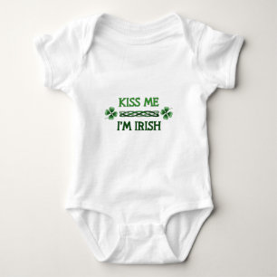Kiss Me, I'm Irish Baby Bodysuit