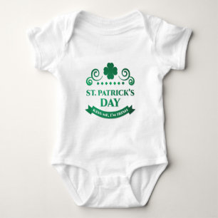 kiss me i'm irish baby bodysuit