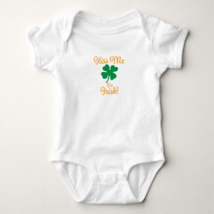 Kiss Me I'm Irish Baby Bodysuit