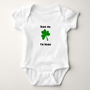 Kiss me, I'm Irish baby one piece Baby Bodysuit