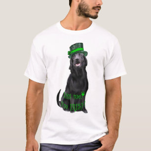 Kiss Me, I'm Irish Black lab T-Shirt