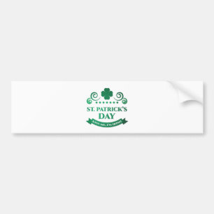 kiss me i'm irish bumper sticker