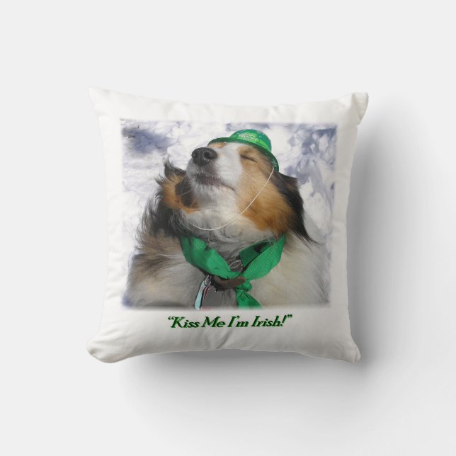 Kiss Me I'm Irish! Cushion (Front)