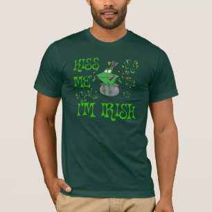Kiss Me  I'm Irish Frog T-Shirt