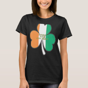 Kiss Me I'm Irish Happy St Saint Patrick Day  Flag T-Shirt