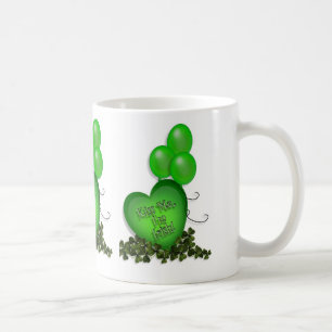 Kiss me I'm Irish heart Mug