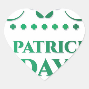 kiss me i'm irish heart sticker
