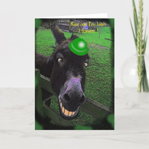 , Kiss me I'm Irish Honest ! Card