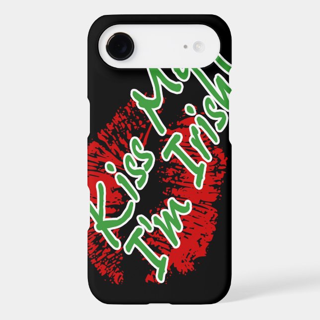 Kiss Me I'm Irish Lips Case-mate iPhone 4 case (Back)