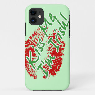 Kiss Me I'm Irish Lips Customisable iPhone 5 case