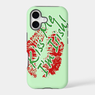 Kiss Me I'm Irish Lips Customisable iPhone 5 case