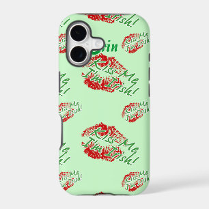 Kiss me I'm Irish Lips (Green) iPhone 5 case