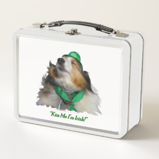"Kiss Me I'm Irish!" Metal Lunch Box