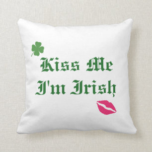 Kiss Me I'm Irish Pillow