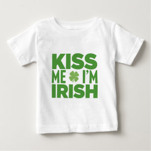 Kiss Me I'm Irish St. Patrick's Day Baby T-Shirt