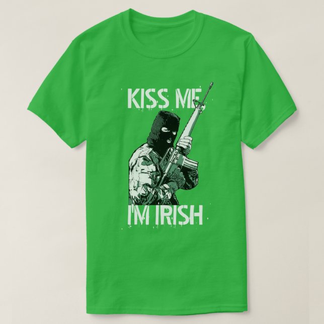 KISS ME, I'M IRISH T-Shirt (Design Front)