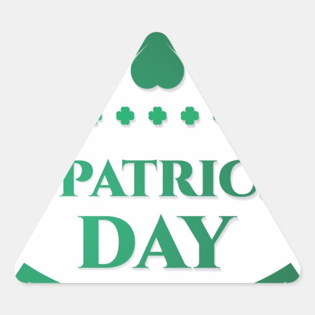 kiss me i'm irish triangle sticker (Front)