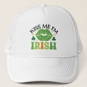 Kiss Me I'm Irish Trucker Hat